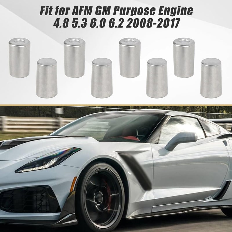 TUOSTPY Engine Plugs Fit for Non-AFM GM Engines 4.8, 5.3, 6.0, 6.2 2008-2023 LSX and LT Models, Non-DOD Oil Valley Plugs Stainless Steel Material - Image 4